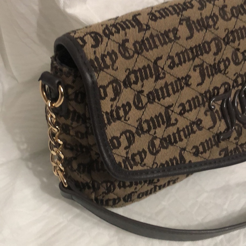 Juicy Couture Brown Monogram Crossbody Bag - Picture 2 of 10